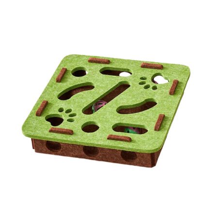 Cat-Puzzle-Toy-Felt-Puzzle-Box-Cat-Exercise-Toy-With-Ball-Indoor-Sports-Entertainment