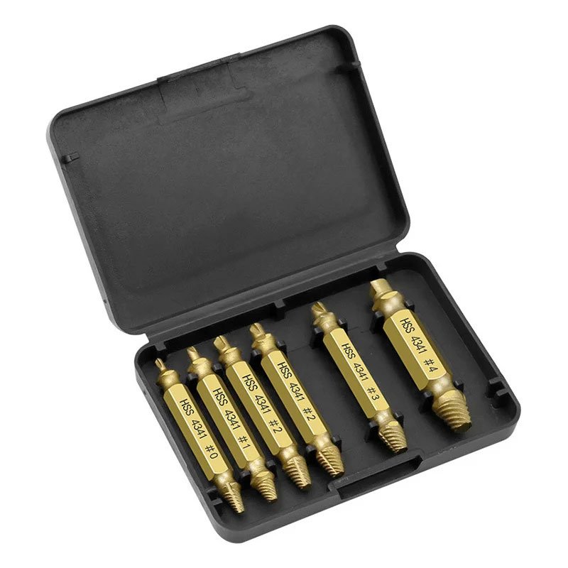 Damaged-Screw-Extractor-Set-HSS-Drill-Bit-Stripped-Broken-Remover-Small-Easily-Quickly-Take-Out-Kit