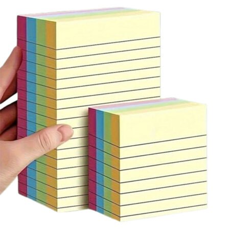 One-200-four-color-horizontal-line-post-note-note-paper-for-student's-office-large-sticky-notes
