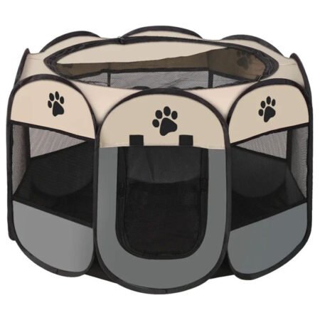 Portable-Foldable-Pet-Tent-Kennel-Octagonal-Fence-Puppy-Shelter-Easy-To-Use-Outdoor