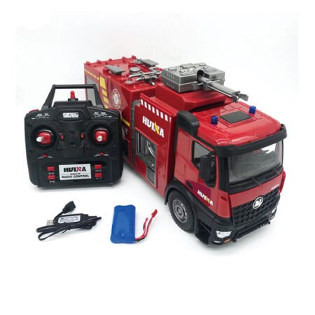 RC-Fire-Truck-Remote-Control-Rescue-Firefighting-Engine-Ladder-Fire-Truck-Water-Spray