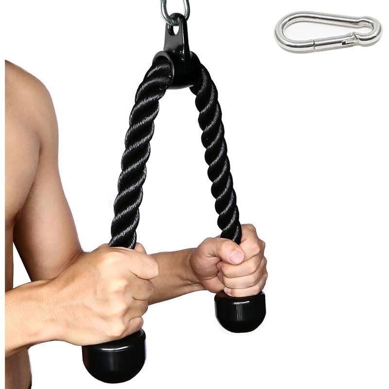 Triceps-Rope-Pull-Down-Cable-Rope-Tricep-Cord-Workout-Exercise-Back-Fitness-Strength