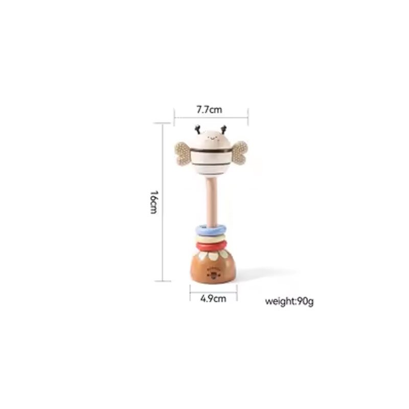 Wooden-Cartoon-Bee-Ringing-Toy-Musical-Instruments-Montessori-Kids-Early-Educational-Instruments