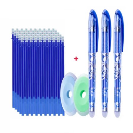 lot-Erasable-Gel-Pen-0.5mm-Refill-Rod-Magic-Ink-Washable-Handle-Office-School-Writing-Tools